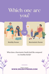 Healthy Parent VS NPD Parent Pin