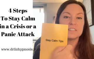 4 Steps to Stay Calm in a Crisis or Panic Attack with Dr Liz