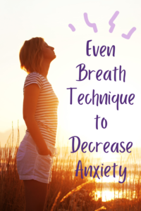 Decrease Anxiety with an Even Breath Pin 1