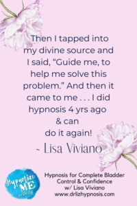 HM304 Hypnosis for Complete Bladder Control and Confidence with Lisa Viviano Pin3