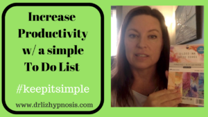 Increase Productivity with a simple to do list