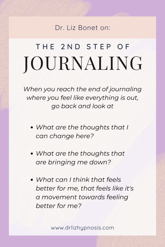 Journaling Step 2, the step most people forget about | Hypnosis for an ...