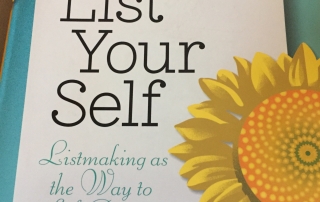 A book of lists and a great resource to focus your mind and decrease anxiety. hypnosis broward
