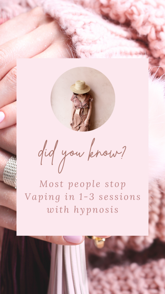 Most people stop vaping in 1 session dr liz hypnosis