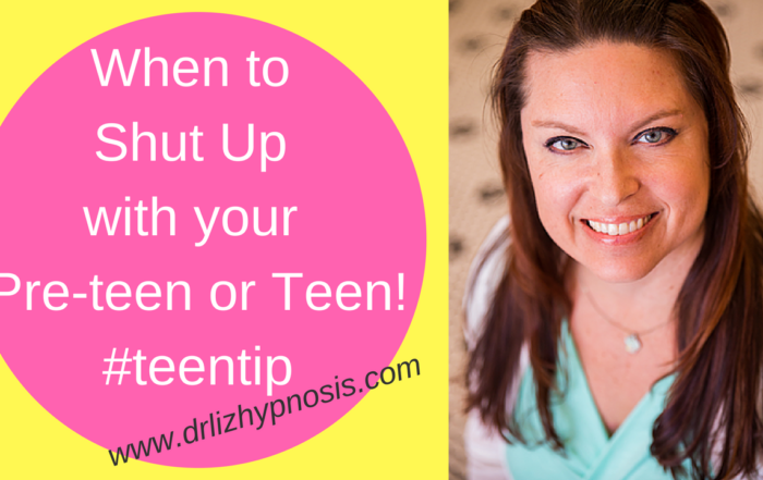When to Talk and When to Shut Up